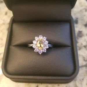 Matching ring and necklace set